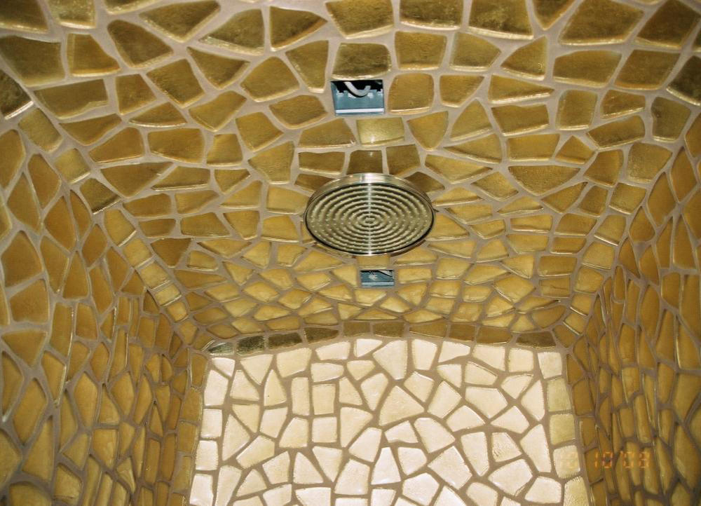 Detailansicht aus der Ausstellung: Mosaik